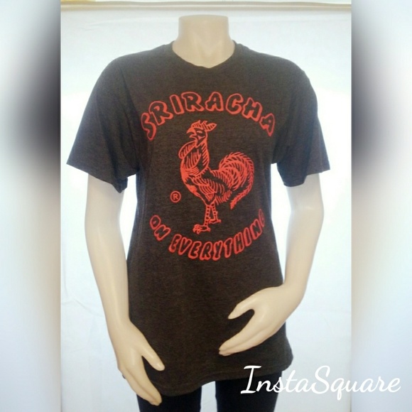 Tops - "Sriracha On Everything" Graphic T-Shirt
